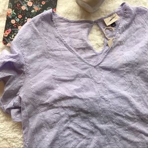 NWT - Ruffle Sleeve Top